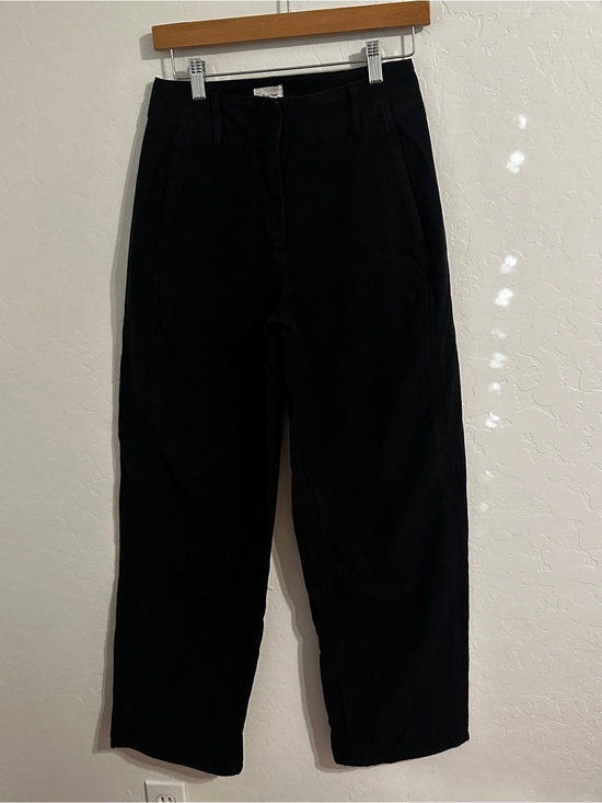 Wilfred Pants - Wilfred Free Black High-Rise Straight Leg Trousers Minimalist Pants Size 2